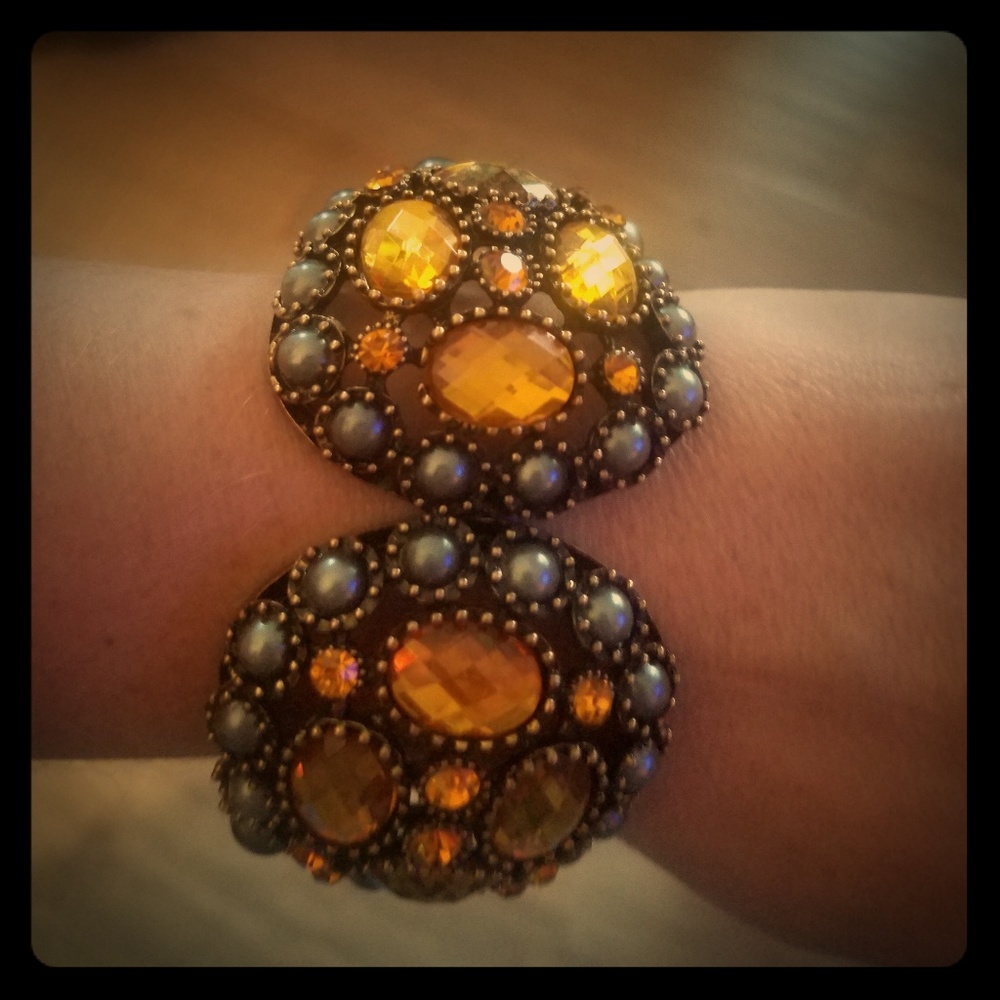 Vintage inspired cuff bracelet